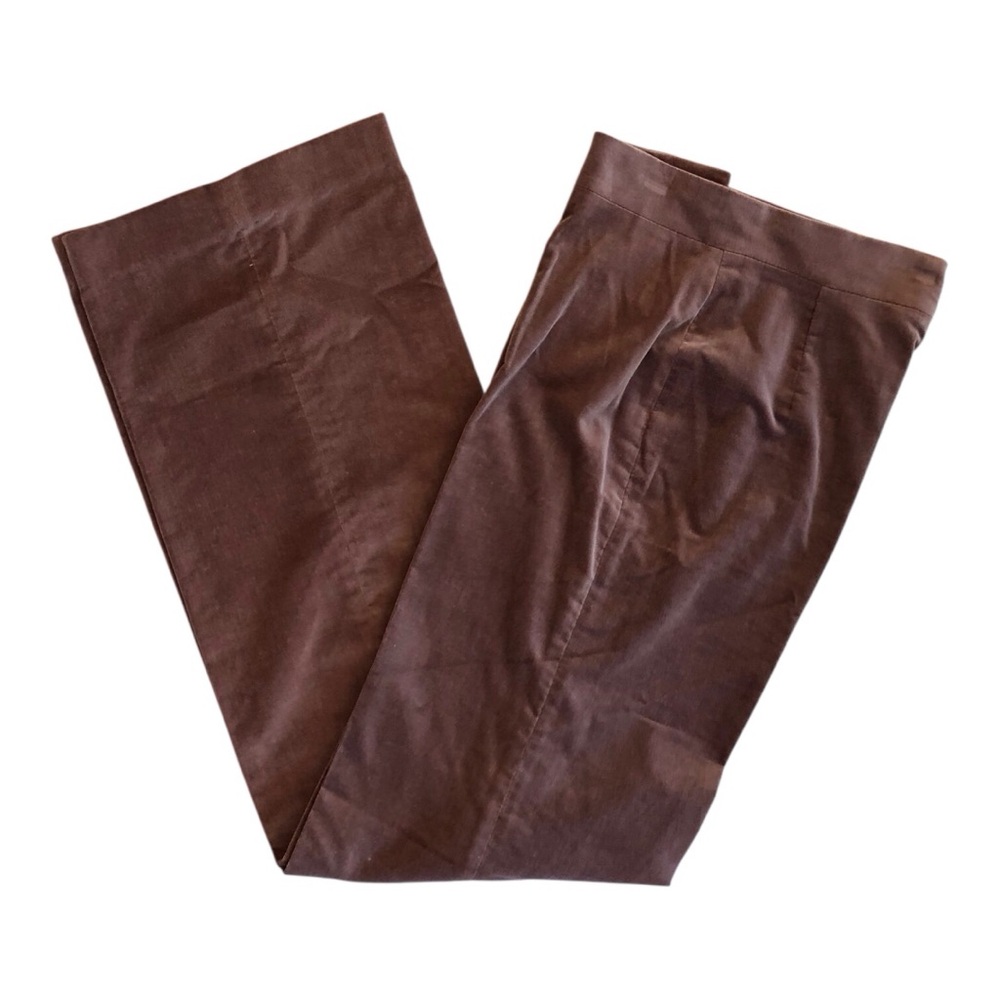 Vintage Ellen Tracy Women’s Chocolate Velvet Trousers
